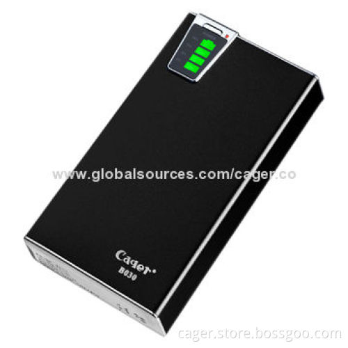 Cager Universal 20,000mAh Portable Mobile Power Bank with LED Torch
